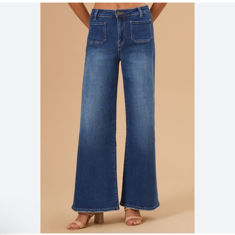 Altar'd State Joslyn Flare Jeans sz 27 - Picture 2 of 7